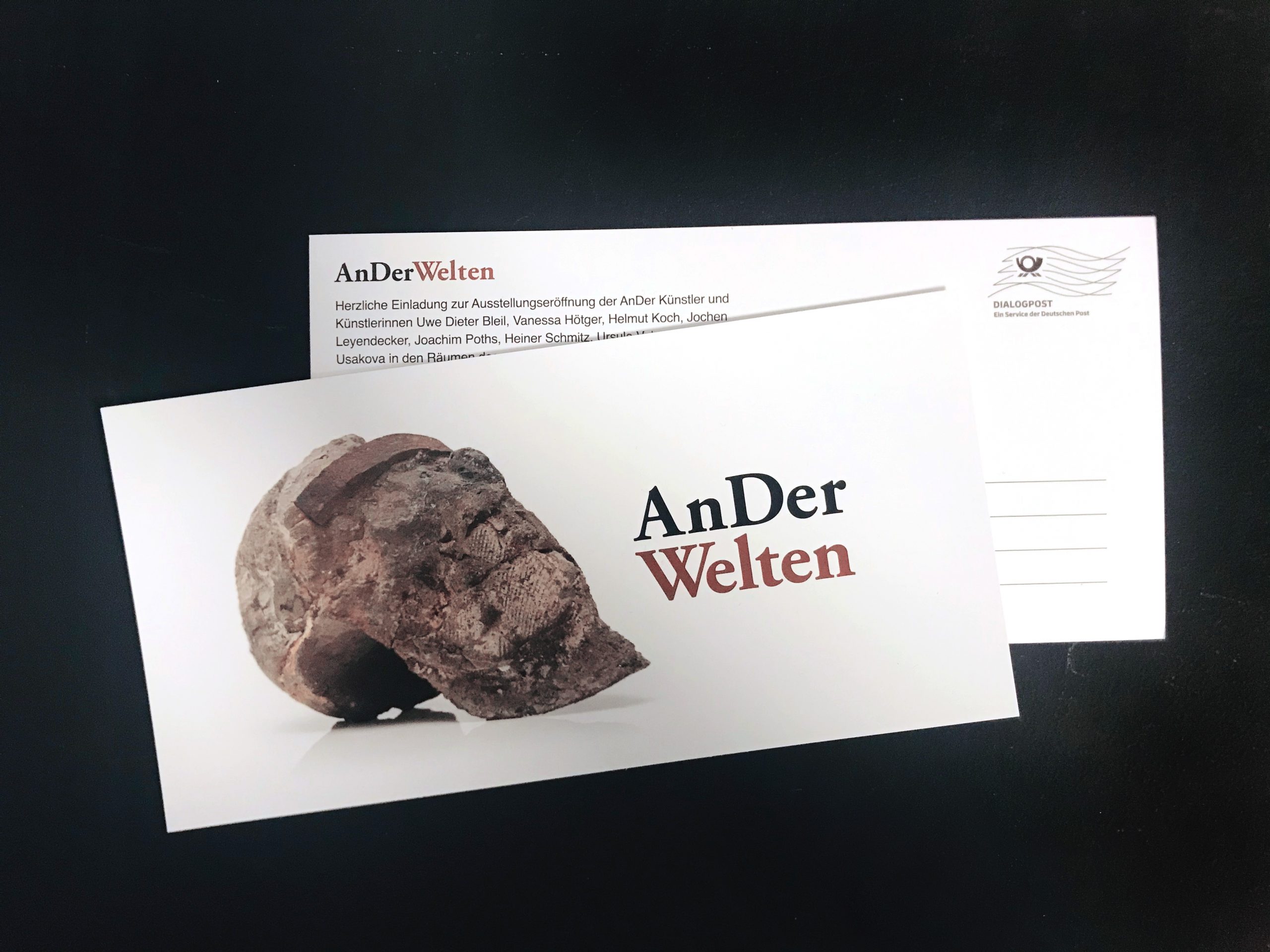 BCS Design Lab Designagentur Oberhausen Einladungskarte Künstlergruppe AnDer
